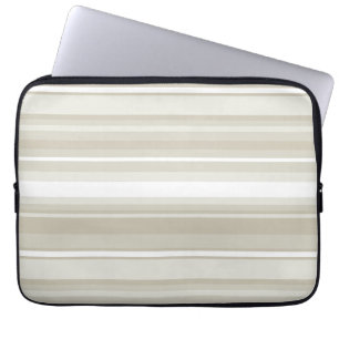 Sandstone stripes laptop sleeve
