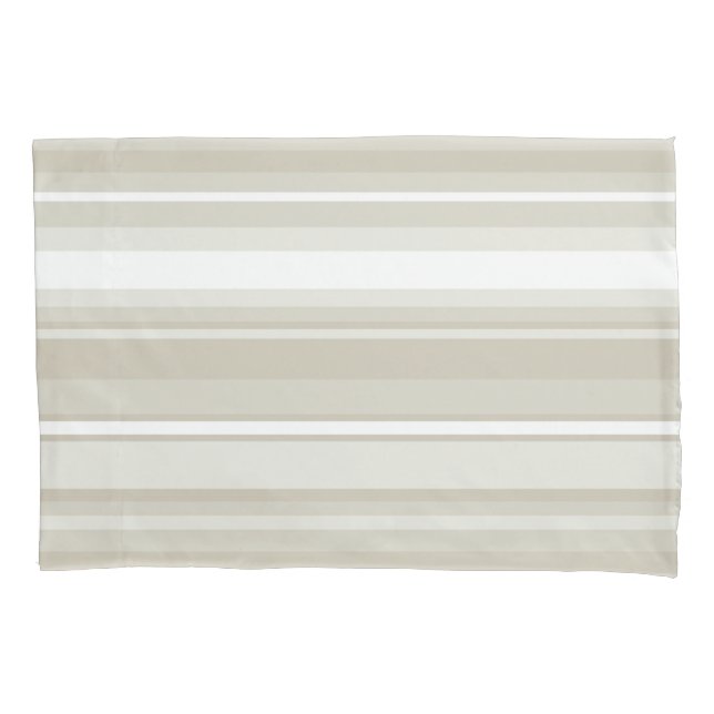 Sandstone stripes pillowcase (Front)