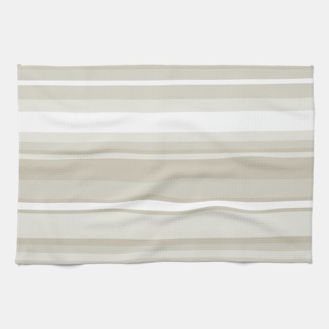 Sandstone stripes tea towel (Horizontal)