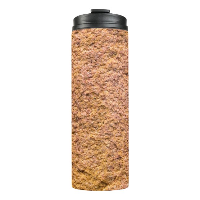 Sandstone texture backgroundabstract, architecture thermal tumbler (Front)