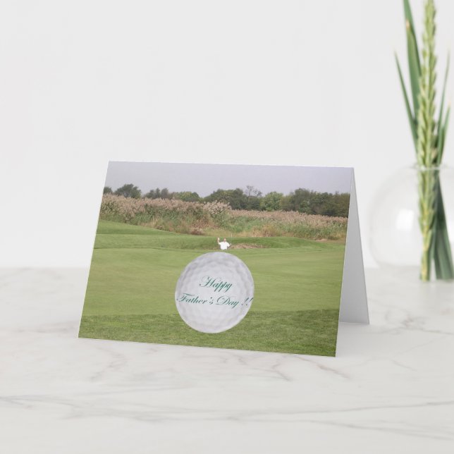 Sandtrapped Happy Father's Day Card (Front)