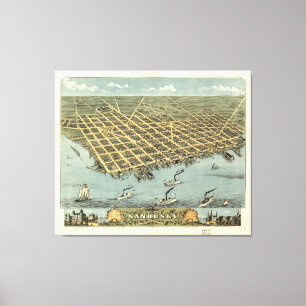 Sandusky, Ohio (1870) Canvas Print