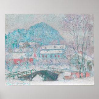 Sandvika, Norway (1895) by Claude Monet Poster