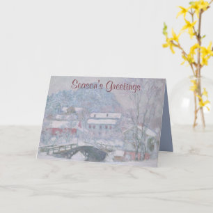Sandvika, Norway by Monet Holiday Card