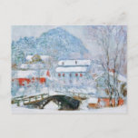 Sandviken Village in the Snow Claude Monet Postcard<br><div class="desc">Sandviken Village in the Snow (1895), by Claude Monet (1840-1926). This captivating postcard transports you to a winter wonderland, capturing the serene beauty of Sandviken, Norway, through the discerning eyes of Monet. The French Impressionist's ability to play with light, colour, and texture is masterfully on display in this enchanting winter...</div>