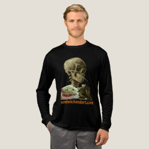 Sandwich and Skull Tri-Blend Shirt