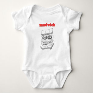 Sandwich Baby Bodysuit