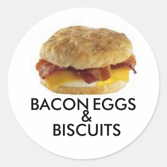 Sandwich Classic Round Sticker (Front)