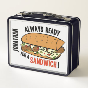 Sandwich custom name lunch box