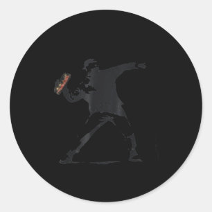 Sandwich Guy, Sandwich Thrower Guy Classic Round Sticker