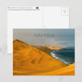 Sandwich Harbour, Namibia Postcard