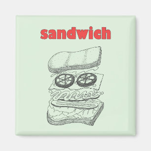 Sandwich Magnet