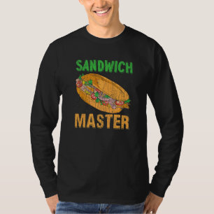 Sandwich Master Bologna Meat Food Graphic T-Shirt