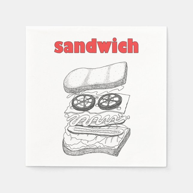 Sandwich Napkin (Front)
