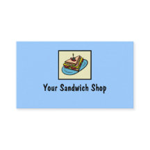 Sandwich shop customisable business cards