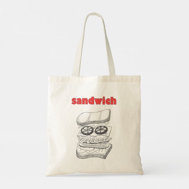 Sandwich Tote Bag (Back)