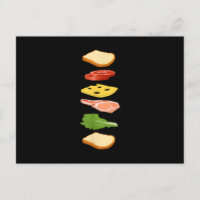 Sandwich With Bread Cheese & Ham Foodie Food