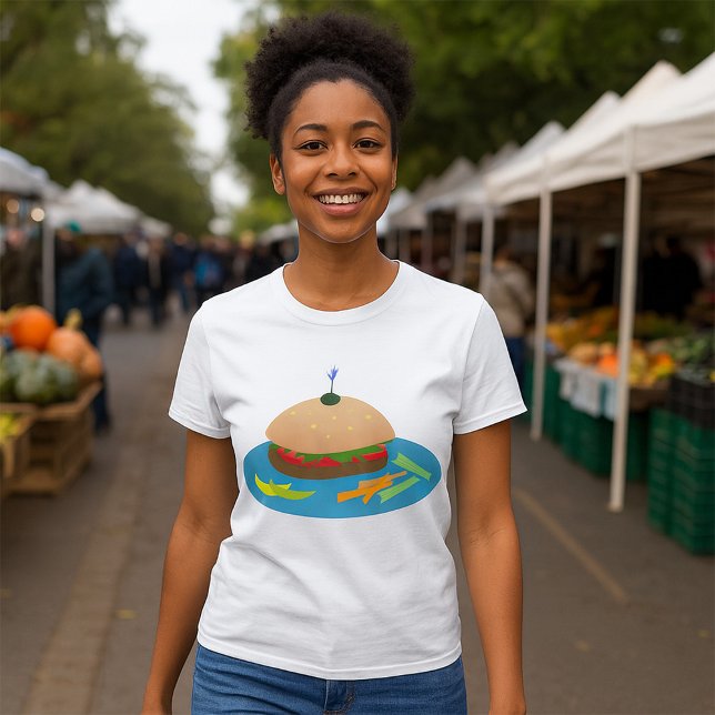 Sandwich with Veggie Sides Fun Food  T-Shirt (Creator Uploaded)