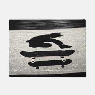 sandwiched skateboard doormat