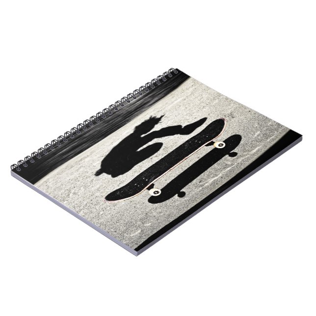 sandwiched skateboard notebook (Left Side)