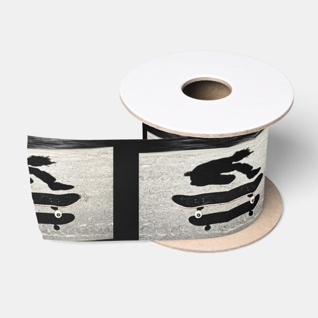 sandwiched skateboard satin ribbon (Spool)