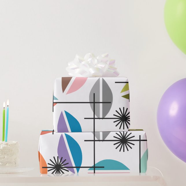 Sandwiches and Flowers  Wrapping Paper (Party Gifts)