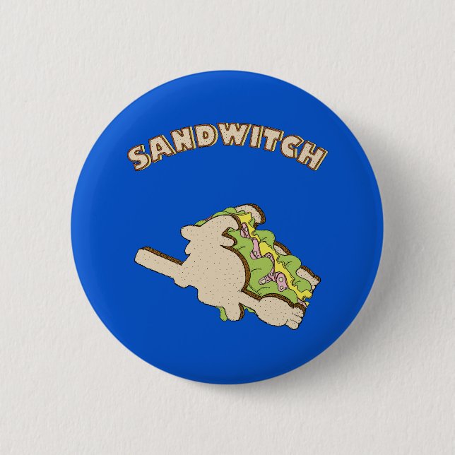 Sandwitch 6 Cm Round Badge (Front)
