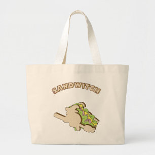 Sandwitch Large Tote Bag