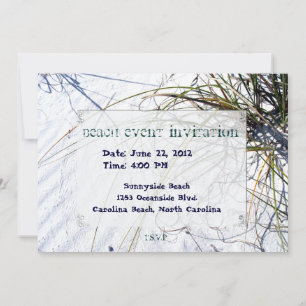 Sandy Beach 2 Framed Invitation