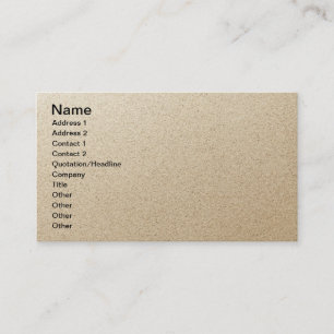 Sandy Beach Background Business Card