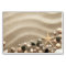 Sandy Beach Background With Shells And Starfish