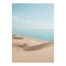Sandy Beach Coastal Ocean Art Print