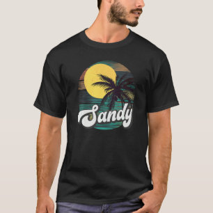 Sandy Beach Family Vacation Summer Graphic T-Shirt