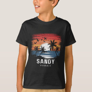 Sandy Beach Hawaii Surfing Surfer _1 T-Shirt