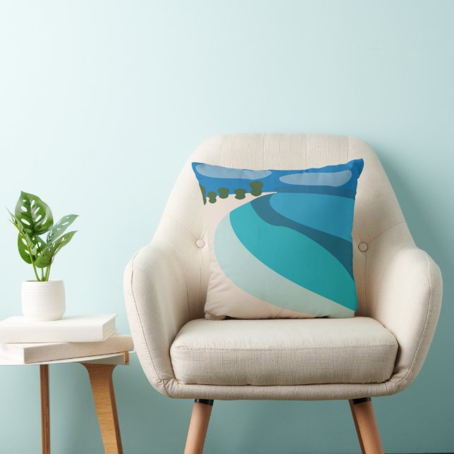 Sandy Beach House Cushion (Chair)