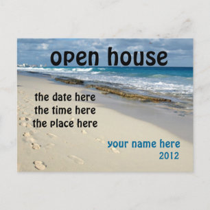 Sandy Beach Open House postcard
