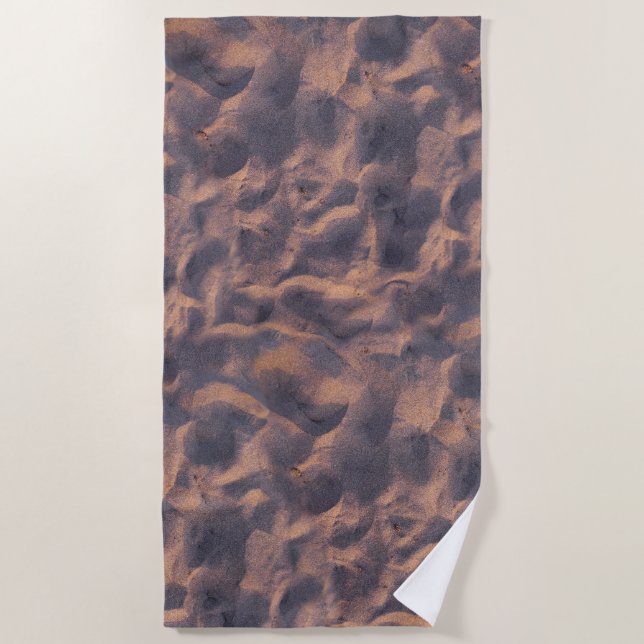 Sandy Beach Photo Towel (Front)