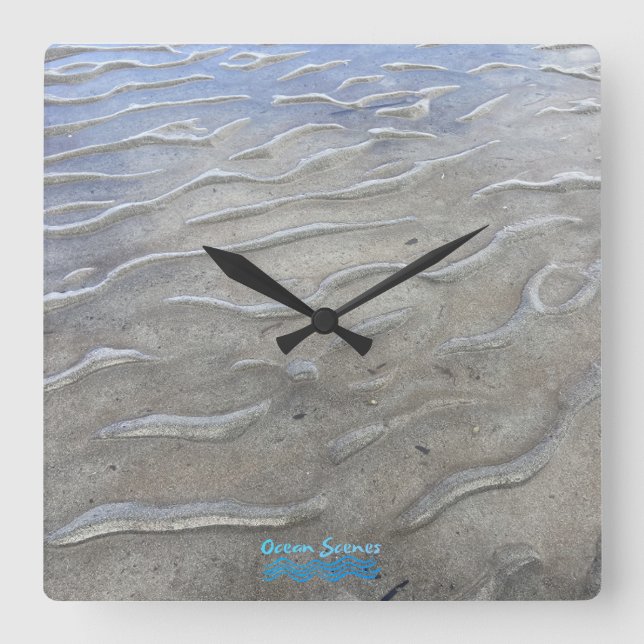 Sandy Beach Wall Clock (Front)