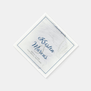 Sandy Beach Wedding Cocktails Napkin