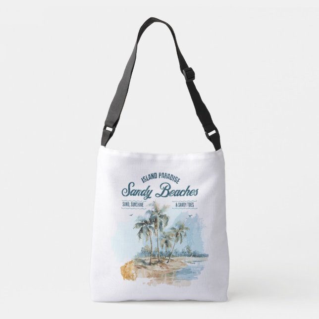 Sandy Beaches Crossbody Bag (Back)