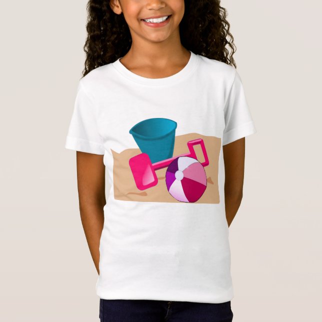 Sandy Beaches - Girl T-Shirt (Front)