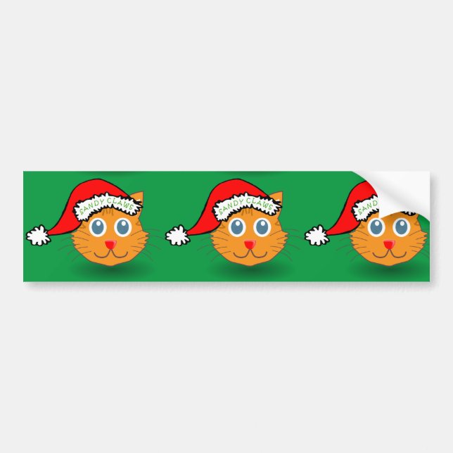 Sandy Claws Bumper Sticker (Front)