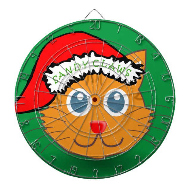 Sandy Claws Dartboard (Front)