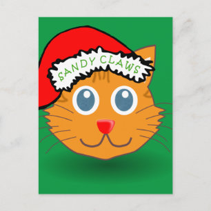 Sandy Claws Postcard