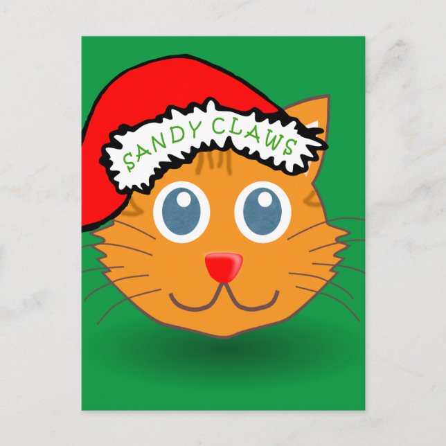 Sandy Claws Postcard (Front)