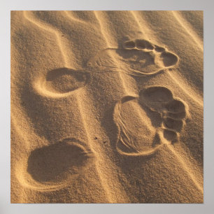SANDY FEET POSTER