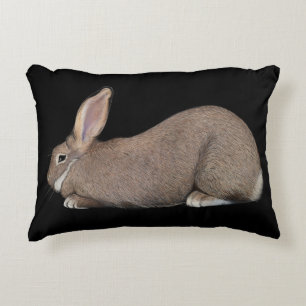 Sandy Flemish Giant Decorative Cushion