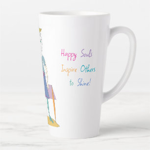 SANDY - Happy Souls Inspire Others to Shine! Latte Mug