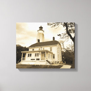 Sandy Hook Lighthouse Canvas Print