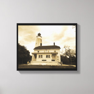 Sandy Hook Lighthouse Canvas Print